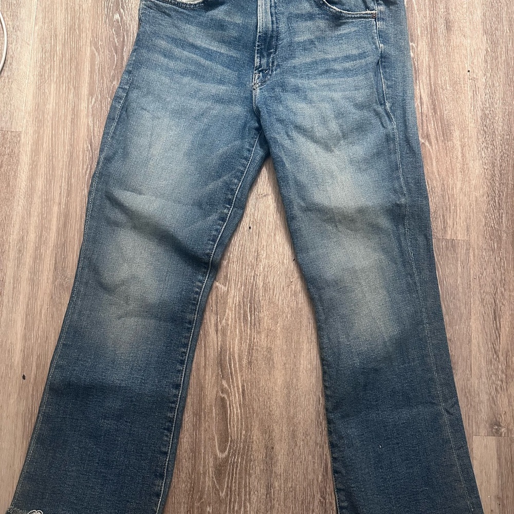 Mother Jeans - The Insider Crop Step Fray